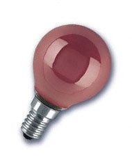 Tropfenlampe 25W E27 rot